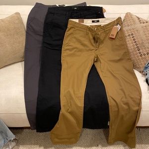 3 *BRAND NEW* VANS AUTHENTIC CHINO PRO STRAIGHT LEG PANTS